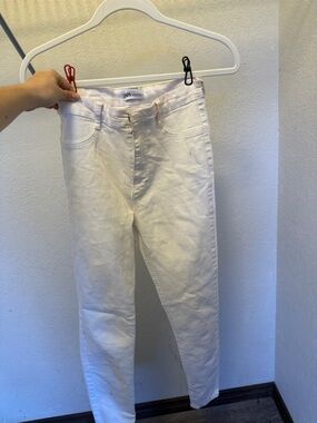 ZARA white High-Rise Women's skinny Jeans